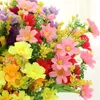 Fleurs décoratives fausses flowers sauvages arbustes de décoration artificielle fleur 6 paquets de soie décorations de mariage pour la réception