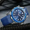 Men designer watch LIBOGER Quartz Watches Rubber Strap Sports watch Wristwatch Luxury stainless steel fashion analog watch