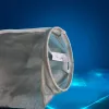 Chauffage 1x acier inoxydable 200 micron 7inch Fish Aquarium Filtre industriel Sacs de chaussettes à eau liquide d'acide liquide et résistance aux alcalins
