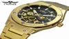 Neue Mode goldene automatische mechanische Männer beobachten populäre Skelett von Skeletthandgelenke Top Marke Luxus selbstwickelndes Armbandwatch S9175589534