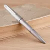 Pennor Mohn Ti200 Titanium Alloy Metal Fountain Pen Fin Storlek 0,5 mm med Converter Office Business Writing Ink Smooth Pen Stationery