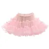Jupes Femmes Vintage Tulle Jupe Ballet Dancewear Party Costume Ball Ball Sached A Line Puffy Mini Dance Pettiskirts