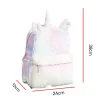 Zaini Nome personalizzato Girl peluche Unicorno zaino Nome personalizzato Scuola Bag Unicorno Viaggio di Book Bag per un unicorno FORMI PARTY