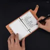 Mini smart återanvändbar raderbar läder anteckningsbok fickd tom hand ritning planerare dagliga journal anteckningar bokföretag anteckningsblock