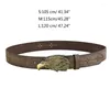 Belts PU Leathers Engraved Belt History Repeat Costumes Medieval Embossed Pirate