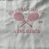 Torby Beverly Hills 1984 Athletics Tennis Haftowane moda dla kobiet na płótnie torba zakupowa vintage w stylu estetyczna torebka torebka