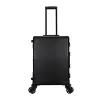 Bagage Ny vagn Cosmetic Bag Largecapacity Professional Makeup Case Rolling Bagage With LED Light Multifunction Trolley resväska