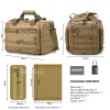 Packs Aufnahme Range Bag Molle System Outdoor Jagdzubehör Nylon Taktische Waffe Hülle Pack Pistolen Werkzeuge Umhängetasche Scharfschütze Schwarz schwarz