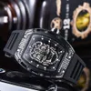 Richardmill Milles Watch Watchmen Menwatch Relogios Relgio Diamond Studded Sky Star Fashion Personality Hollow Skull Head Noble Watch