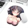 S Handgelenk ruht Anti -Slip 3d niedliche Maus -Pad -Anime sexy Mädchen 3d Hüfte weich mit Maus -Pad -Handgelenk -Support -Spiel Y240419