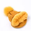Party Hats Knitted Hat Pom Fur Ball Beanies Adt Women Winter Warm Wool Knitting Outdoor Keep Beanie Caps L6 Drop Delivery Home Garde Dhavq