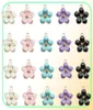 whole 100pcs Fashion classic Cute Enamel Flower Charms Pendant Necklace Bracelet DIY Unique Women Jewelry Accessory8053980