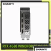 Grafikkort Gigabyte GeForce RTX 4060 Windforce OC 8G-kort 8GB 128-bitars PCI-E 4.0 GDDR6 Video Dubbelfläktar Överskridande Drop Deliver D othut