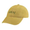 Berets Kauai Hawaii minimalistyczny projekt kowbojski kapelusz zabawny w kobiecych mężczyzn