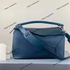 10A TOP TORBA DESTYCJA JEDNO RAMOWE Crossbody Torebka Duża męska wersja 1: 1 Oryginalne skórzane torebki Messenger Torka ręczna Patchwork Geometry Bag