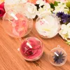 Party Decoration Christmas Baubles Plastic remplissant et amusant Plastic pour décorations de bricolage Cadeaux de mariage (10pcs 5 8cm)