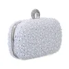 imitacja Perl Ring Bag torba ręcznie zorganizowana koralikami Evening Ladies Fashion Wysokiej jakości sprzęgło 240418