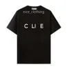 Designerka Tshirt męskie koszulki krótkie rękawie marka CE letnia koszule hip -hopowe topy streży