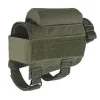 Förpackar Tactical Rifle Cases Cheek Rest Riser Ammo Cartridges Hunting Carrier Pouch Round Cartridge Bag Shell Buttstock Magazine Holder