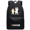 Plecaki Shiba Inu Doge Dog Dog Designer Bag Plecak Męskie anime nastolatki dla kobiet Student Cartoon Book Bags Powrót do szkoły Mochila Travel