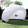 パーソナライズされた広告インフレータブル10x10x4.5mh（33x33x15ft）イベントパーティーは、装飾玩具スポーツ用の大きな白いインフレータブルドームテントを提供します