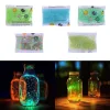 Aquariums 1000pcs / sac Lumineux Glum de sable en cailloues foncées Jardin Home Path Outdoor Payon Décoration Fish Tank Aquarium Decor 35 mm