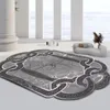 Carpets Living Room Table Basse chambre Crystal Velvet Mat de sol