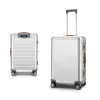 Suitcases TRAVEL TALE 20" 26 inch 100% Aluminum Suitcase Spinner Hand Luggage Aluminium Travel Trolley Bags