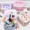 Torebki kosmetyczne myje torebki urocze podróżne organy kreskówkowe torby toaletowe work toaletowe kawaii makijaż niedźwiedzia