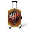 Accessoires Couvre-bagages élastiques coque en tronc de coque protectrice Couverture protectrice Ballon à air imprimé Couvre-poussière Couverture de voyage Accessoires