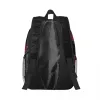 Torby Spersonalizowane Czerwona Cloud Japan Anime Plecaks Men Men Casual Bookbag dla szkolnych toreb Akatsuskis