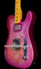 Ron Thorn Masterbuilt Relic Pink Paisley Electric Guitar Humbucker Pickup Maple Fretboard Dot Inlay 3 Saddles Bridge Vintage Tuners Nitrocellulose Lacquer