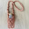 Figurines décoratines Macrame Water Bottle Porteur Réutilisable STRAP