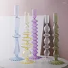 Candle Holders Candlestick Wedding Table Centerpieces Fashion Decoration For Home Designers Crystal Glass Artist Style Room Deco