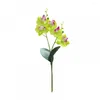 Kwiaty dekoracyjne sztuczne rośliny akcesoria ściany motyl orchidea