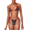 Femmes de maillots de bain pour femmes 2 pièces Bikini ensembles de haut licou sexy littoral string pour le maillot de bain des vêtements de plage