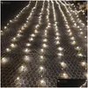 Feestdecoratie plafond centerpieces led draad mazen licht string ster net rijstlamp raam el ornament drop levering home tuin fes ot4el