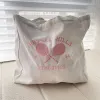 Torby Beverly Hills 1984 Athletics Tennis Haftowane moda dla kobiet na płótnie torba zakupowa vintage w stylu estetyczna torebka torebka