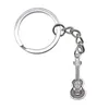 Keychains 1st Guitar Charms Keychain för väskor hängsmycken i ringstorlek 28mm