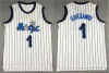 Men de jeunesse des enfants de basket-ball rétro Tracy McGrady Anfernee Hardaway Hardwood Vintage Classics Jersey Mesh Mesh Adulte Enfants