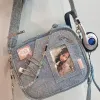 Emmers xiuya y2k vintage denim handtas schattige casual mode chase star pain tas 2023 lente nieuwe mode ontwerper luxe vierkantzak