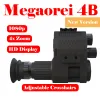 Cameras Megaorei 4B Night Vision 1080p HD Hunting Camera Camcorder Portable Rear Scope Add on Attachment with Builtin 850nm 940nm IR