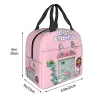 Taschen Gabbys Dollhouse Isolierte Lunchtasche für Frauen Mercat Katz