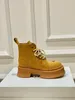 2024 BOTAS DE DESIGNER MULHERES MULHERES CURTAS BOOT SOLE DE LUZULO SOLES DE LUMONS PARTEM SALEIRO Tamanho 35-40 Desert Smfk Gai