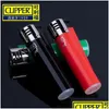 Lighters Original Nylon Clipper Torch Lighter Straight Flame Gas Butane Cigarette Pipe Smoking Jet Inflatable Compact Portable Windpro Dhxjf