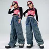 Vêtements Ensembles Jazz Modern Dance Costumes pour les filles en vrac en vrac Jeans tenues Streetwear Hip Hop Performance Clothes