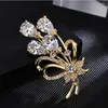 دبابيس كبيرة الكريستال bouquetbrooches دبابيس الزفاف المجوهرات bijouterie corsage ملحقات معطف هدية لصديقته