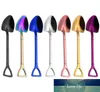 Spoon multicolore fourche de fourche de forme glacée Spoonfork Coffee Ice Cream Tools Accessoires 3687038