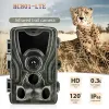 Caméras Suntekcellulaire Wildlife Photo Trap Trail Prime Camera, HC801, 4G LTE, pas de LED Glow, MMS Courriel à 120 degrés Angel pour la chasse