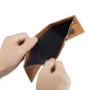 Wallets Men Women Trifold Designer Magnetic Card Wallet Small Vintage Pu Leather Thin Short Purse Slim Credit Bank ID Card Holder Case